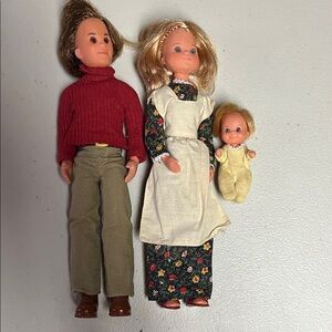Vintage Sunshine Family Doll Set with original Outfits and shoes